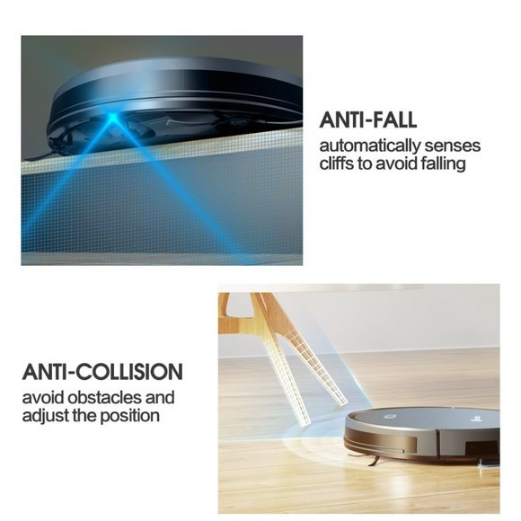 NEATSVOR X500 Robot Vacuum Cleaner 3000PA Powerful Suction 3-in-1 Pet Hair House - Picture 14 of 16